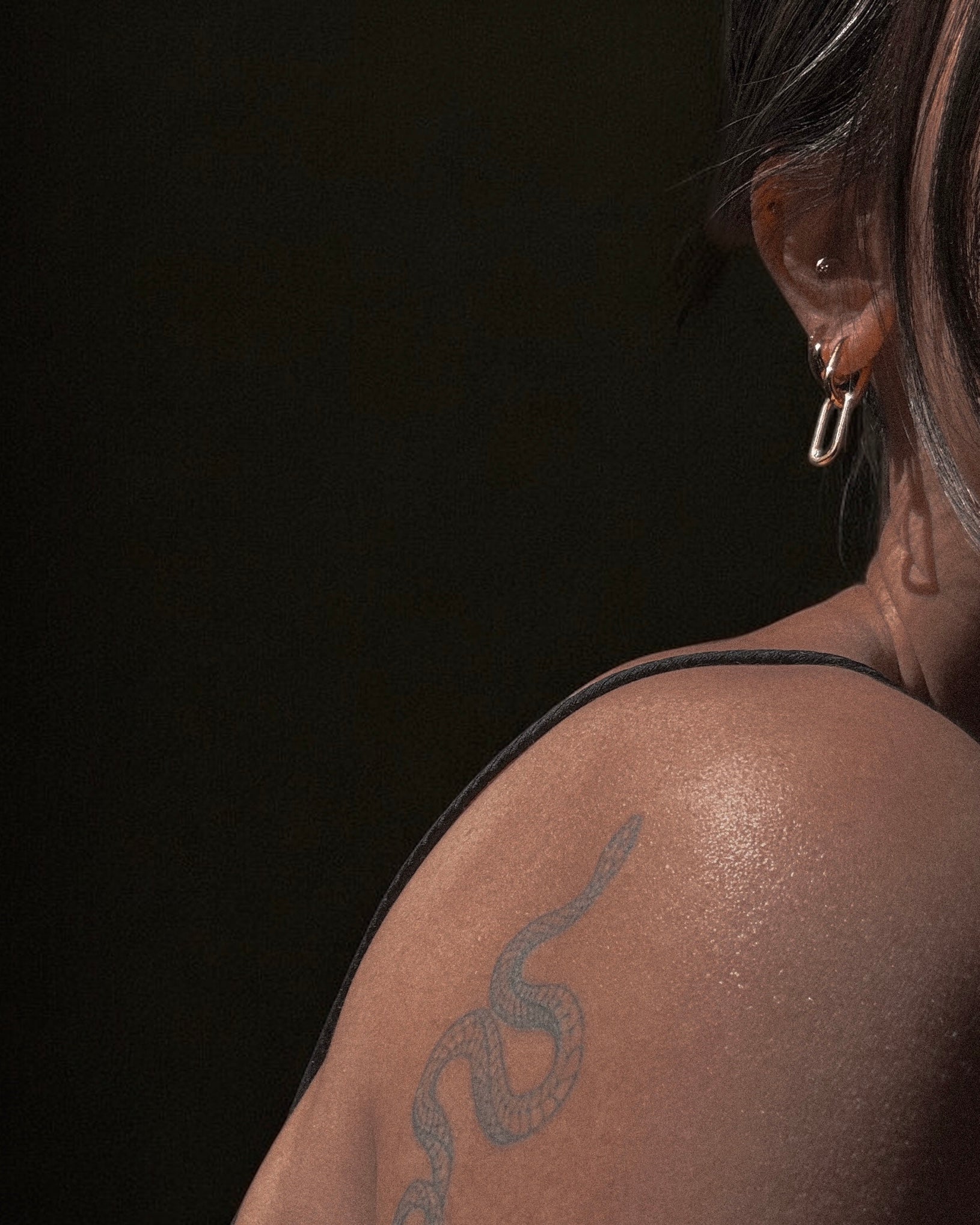 Esmée Oblong Link Hoops - Midori Jewelry Co.