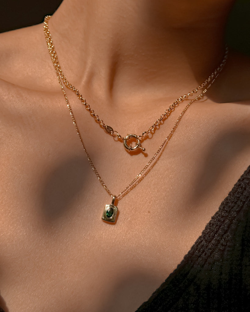 Esmeralda Pendant Necklace - Midori Jewelry Co.