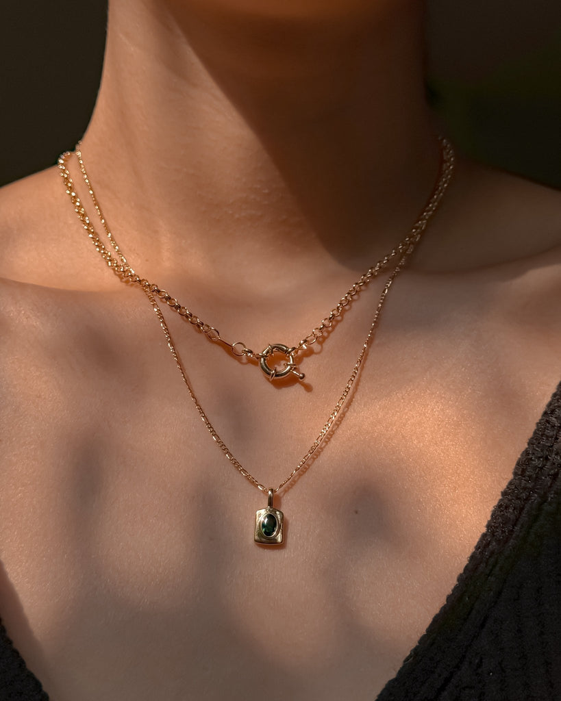 Esmeralda Pendant Necklace - Midori Jewelry Co.