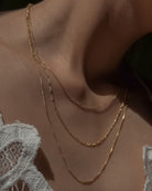 Flat Cable Chain Necklace - Midori Jewelry Co.