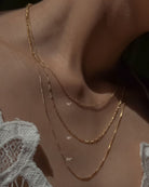 Flat Cable Chain Necklace - Midori Jewelry Co.