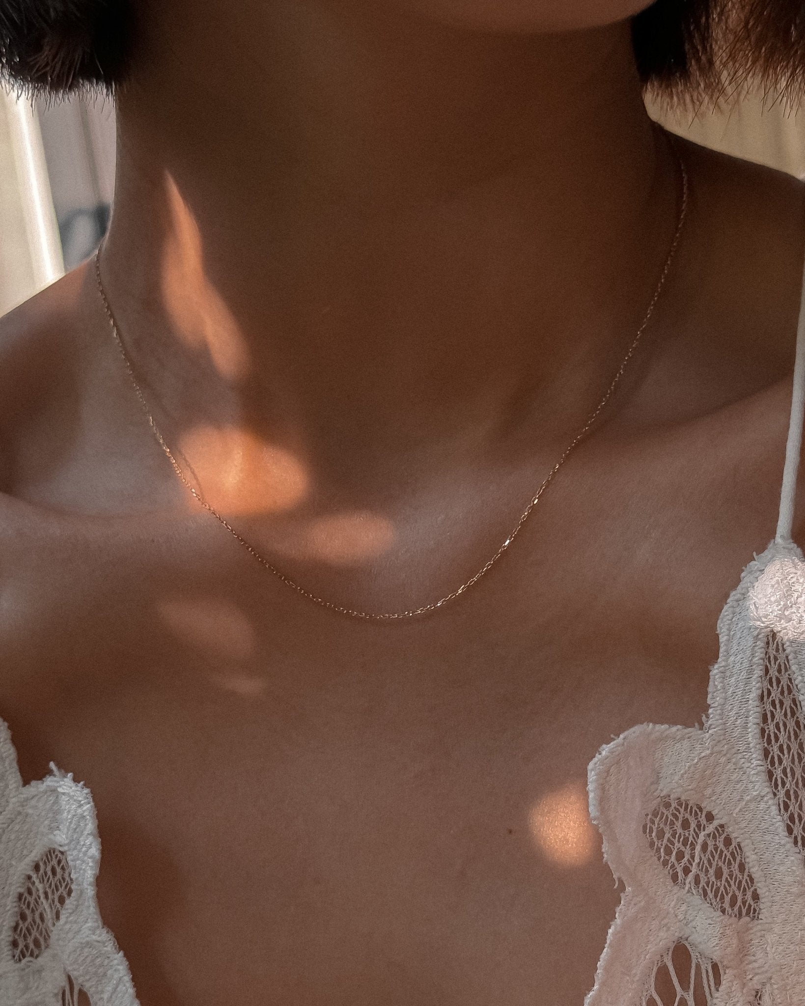 Flat Cable Chain Necklace - Midori Jewelry Co.