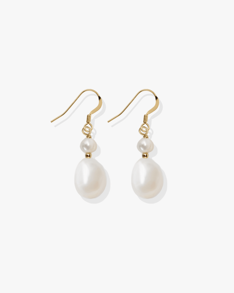 Freya Pearl Earrings - Midori Jewelry Co.