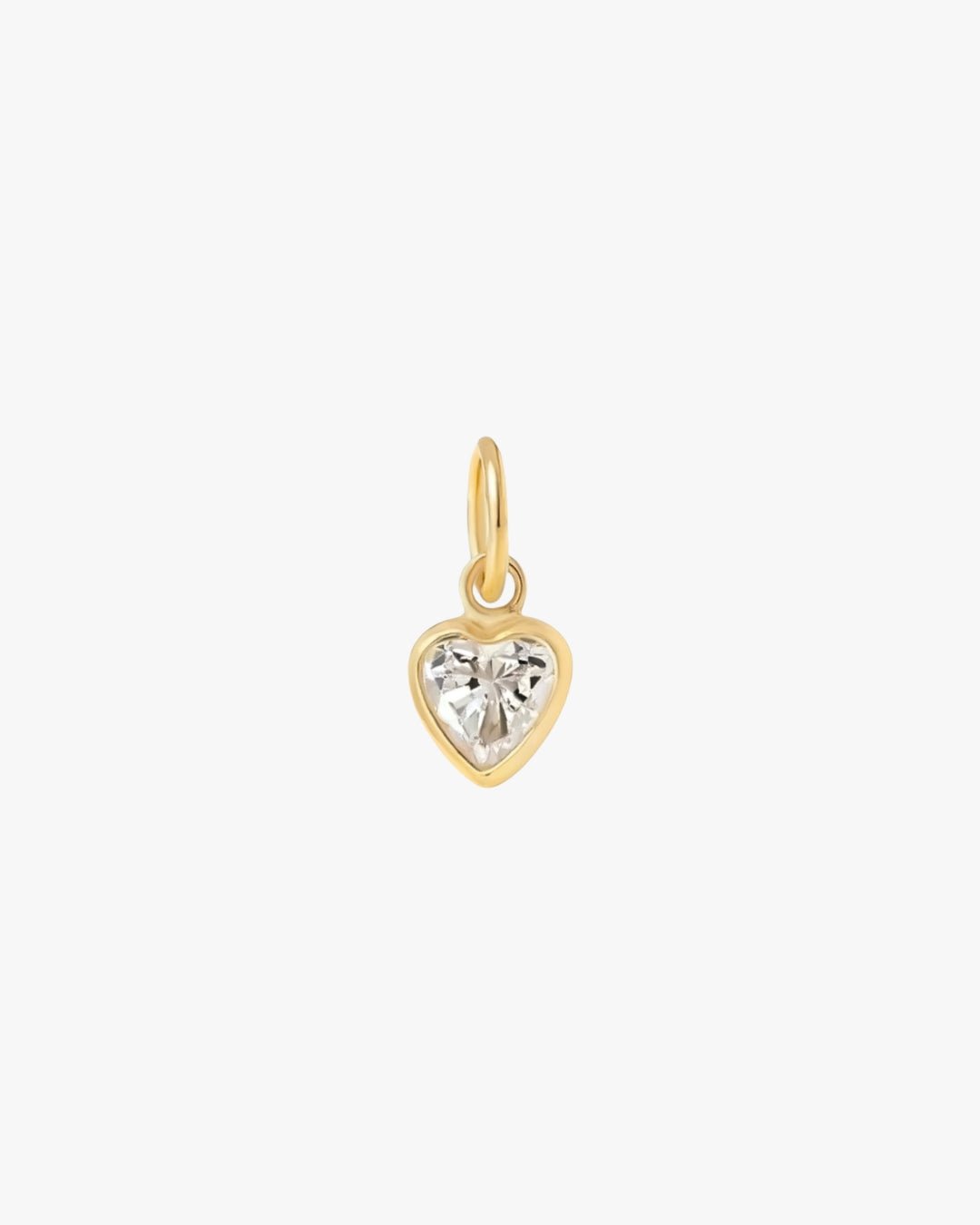 Heart Gemstone Charm - Midori Jewelry Co.
