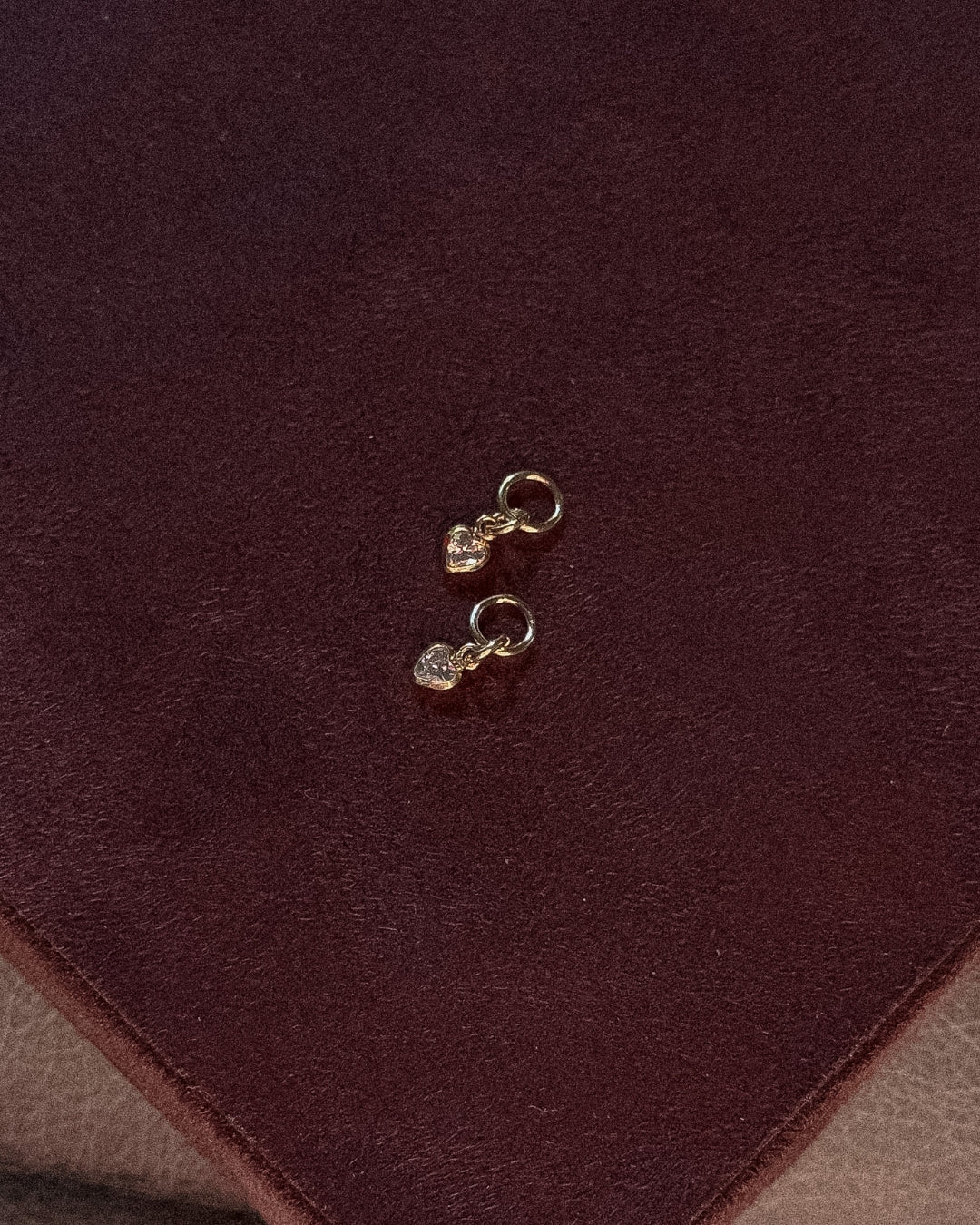 Heart Gemstone Charm - Midori Jewelry Co.