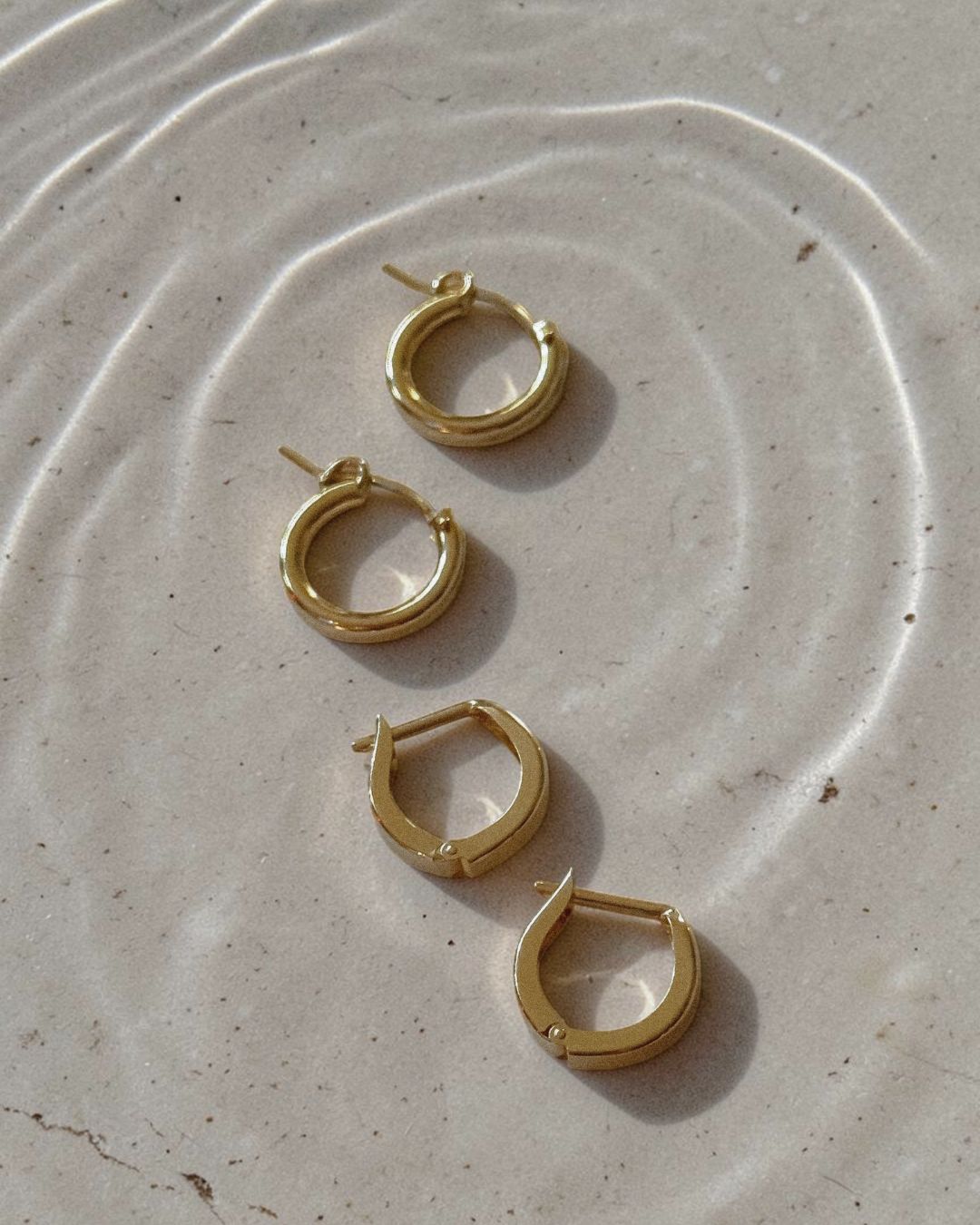 Gold-Filled Horseshoe Hoops | Midori Jewelry Co.