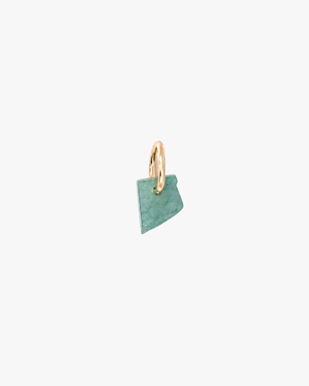 Jade Chip Charm - Midori Jewelry Co.
