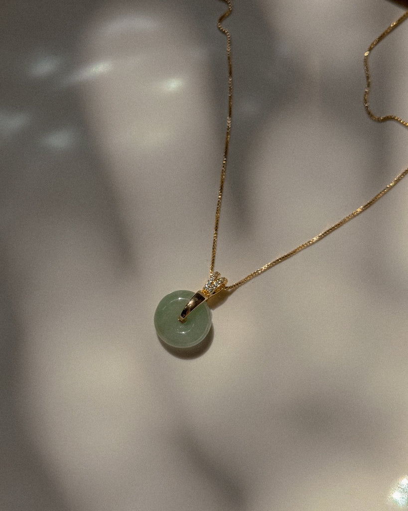 Jade Pendant Necklace - Midori Jewelry Co.