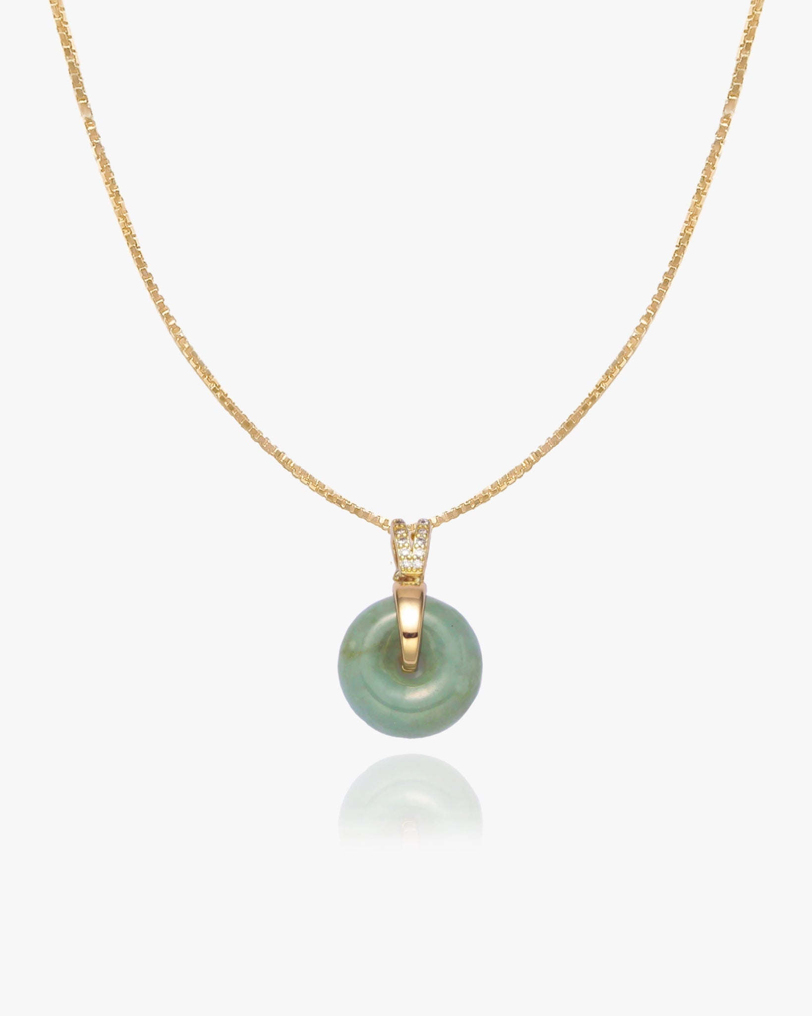 Harmony Jade Pendant Necklace