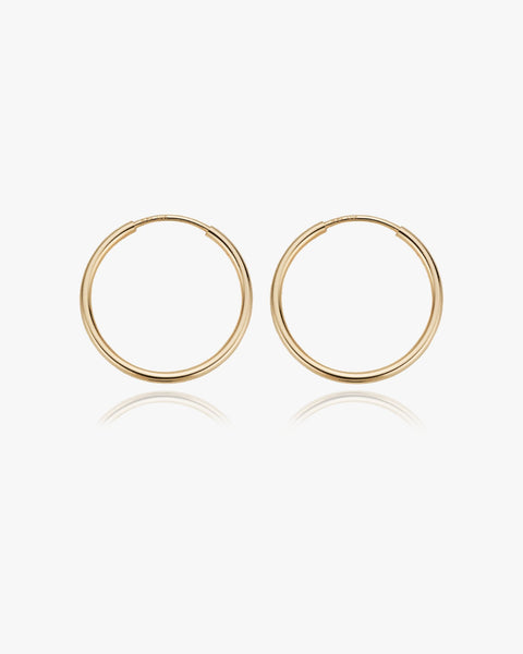 14K Gold-Filled Large Infinite Hoops (16mm) | Midori Jewelry Co.
