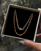 Laurelle Singapore Rope Chain Necklace - Midori Jewelry Co.