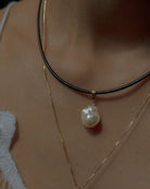 Leather Cord Necklace - Midori Jewelry Co.