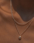 Lola Rope Chain Necklace in Silver - Midori Jewelry Co.