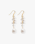 Malta Pearl Drop Earrings - Midori Jewelry Co.
