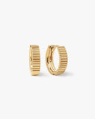 Mantra Medium Hoops - Midori Jewelry Co.