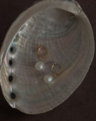 Mantra Pearl Hoops - Midori Jewelry Co.