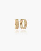 Mantra Small Hoops - Midori Jewelry Co.