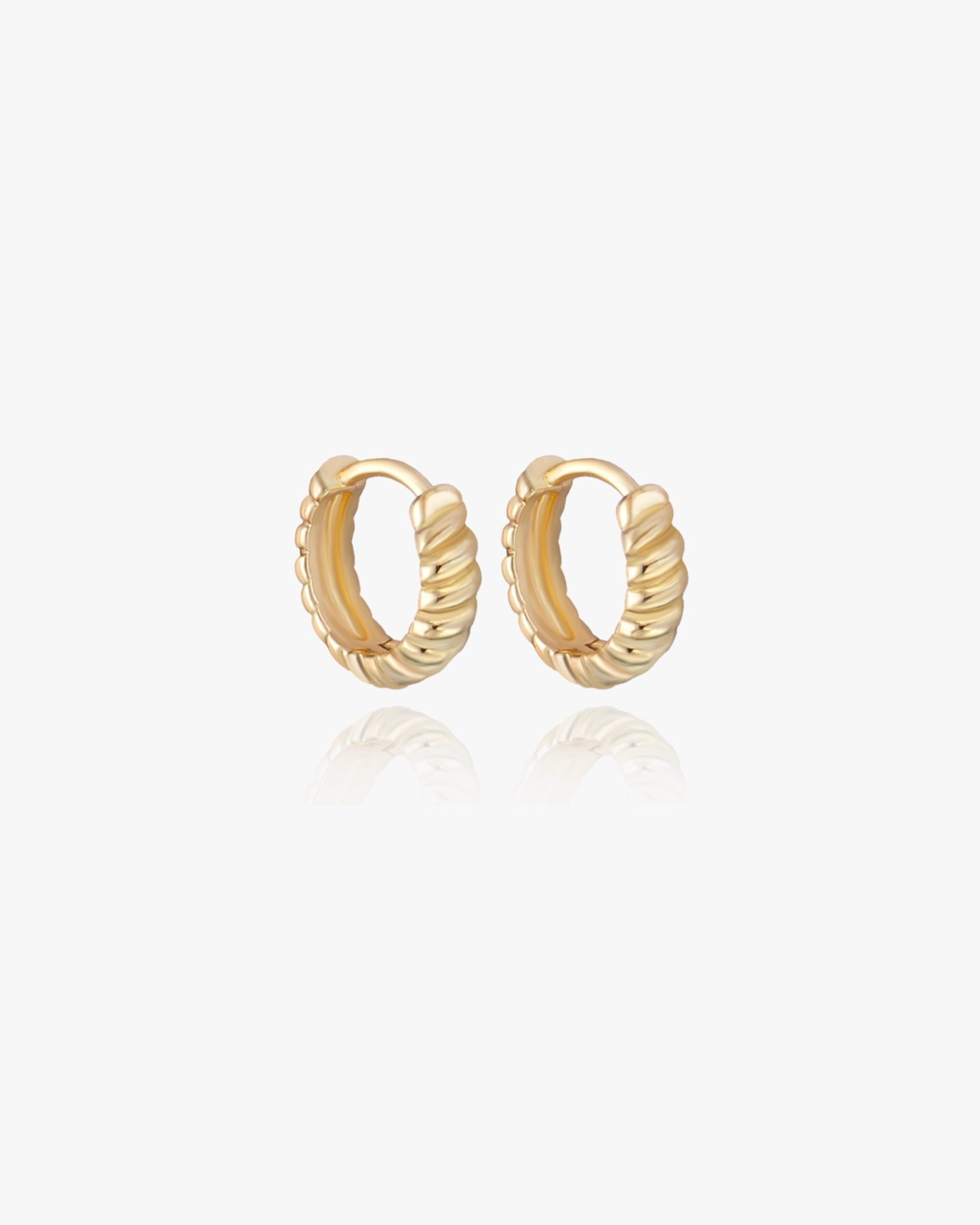 Mini Croissant Hoops - Midori Jewelry Co.