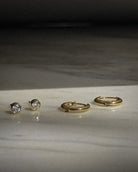 Mini Huggie Hoops - Midori Jewelry Co.