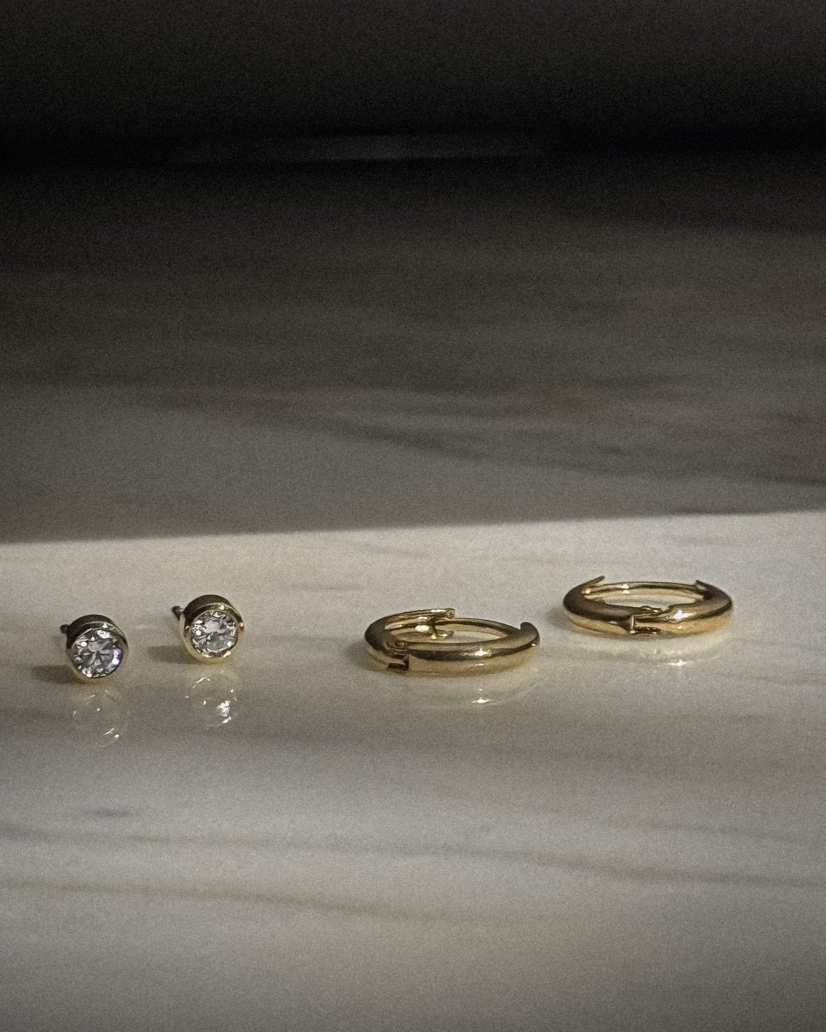 Mini Huggie Hoops - Midori Jewelry Co.