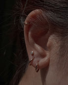 Mini Huggie Hoops - Midori Jewelry Co.