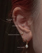Moissanite Solitaire Stud - Midori Jewelry Co.