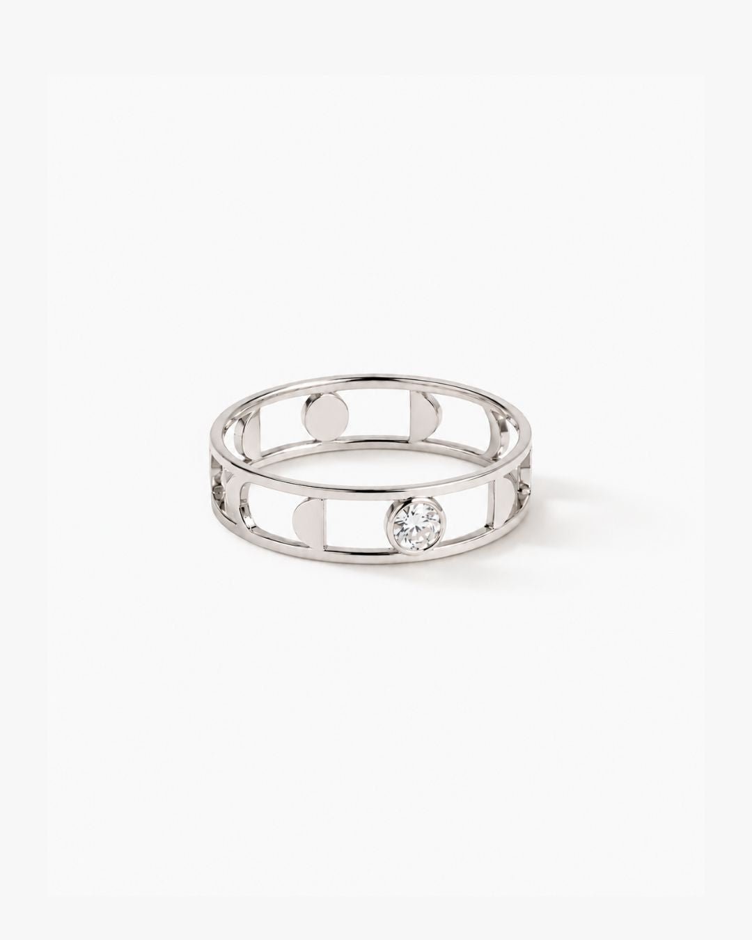 Moon Phases Ring in Silver - Midori Jewelry Co.