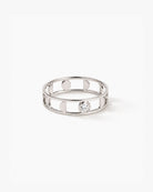 Moon Phases Ring in Silver - Midori Jewelry Co.