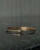 Ouroboros Snake Bangle - Midori Jewelry Co.