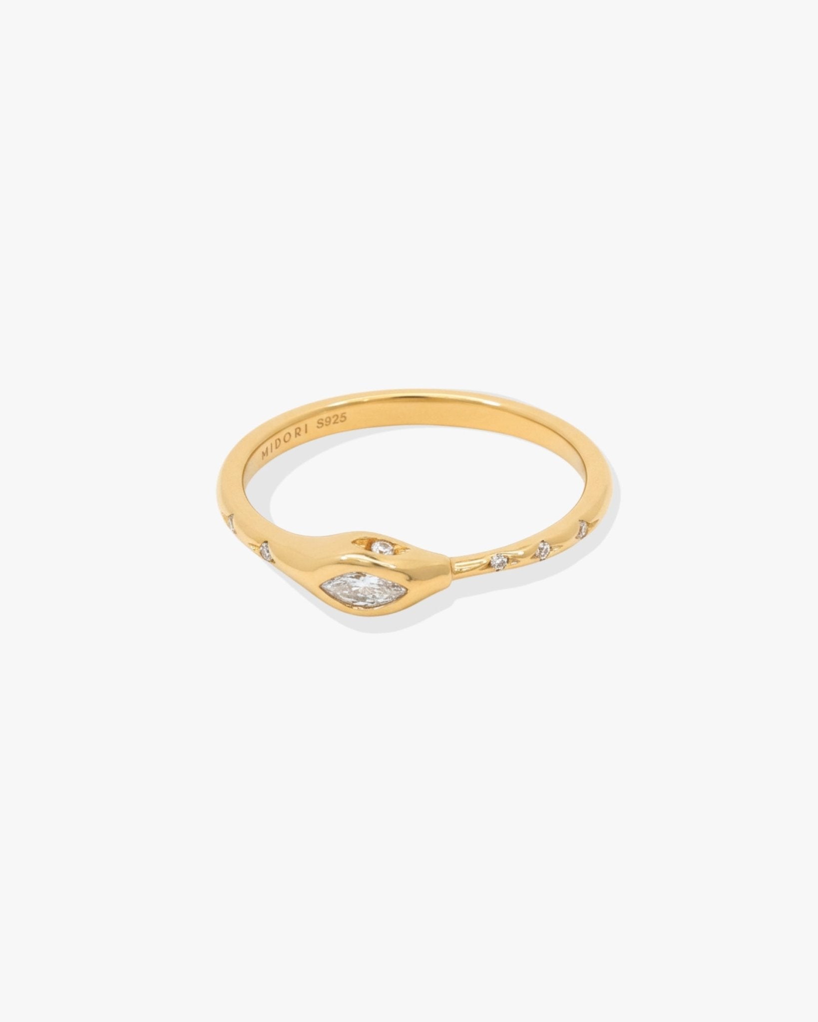 Ouroboros Snake Ring - Midori Jewelry Co.