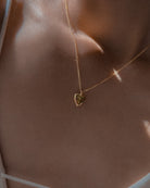 Petit Heart Locket Necklace - Midori Jewelry Co.