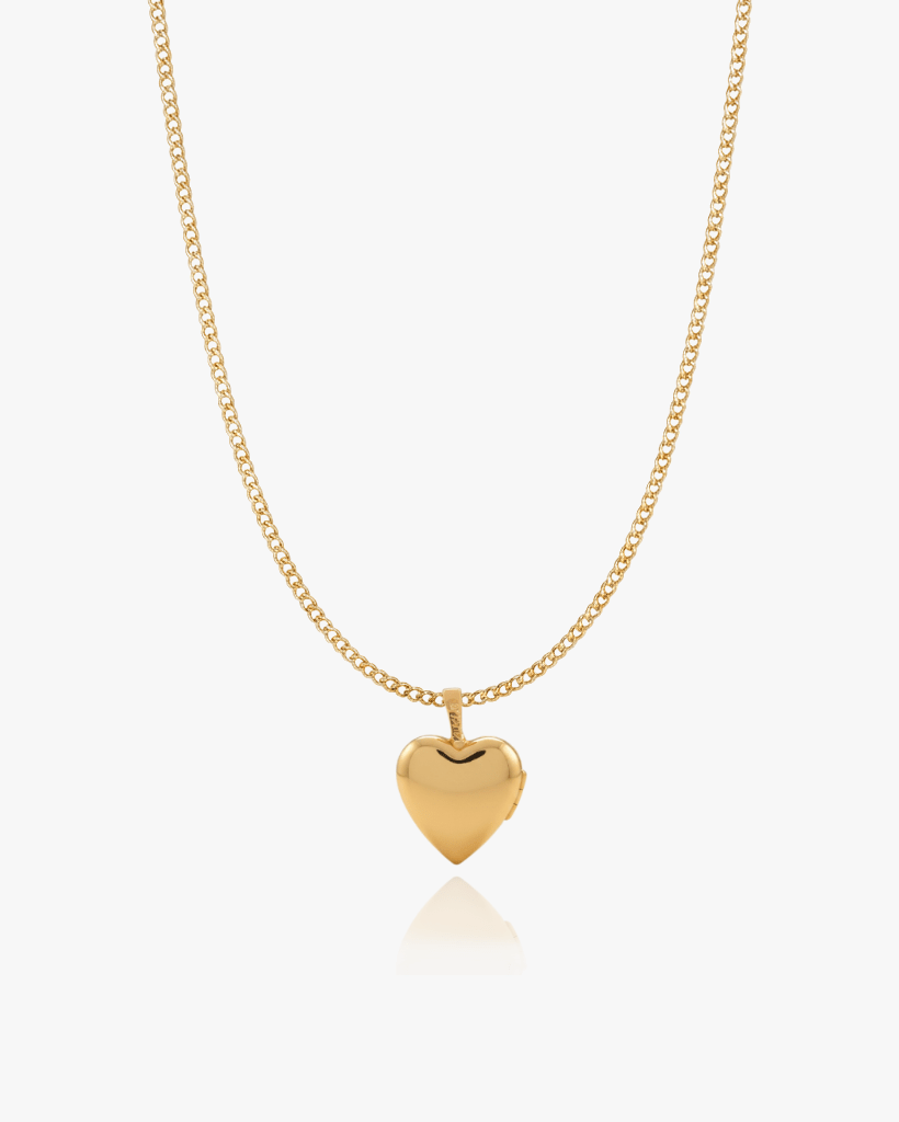 Petit Heart Locket Necklace - Midori Jewelry Co.