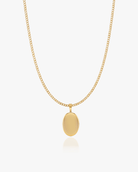 Petit Oval Locket Necklace - Midori Jewelry Co.