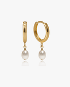Petit Pearl Hoops - Midori Jewelry Co.