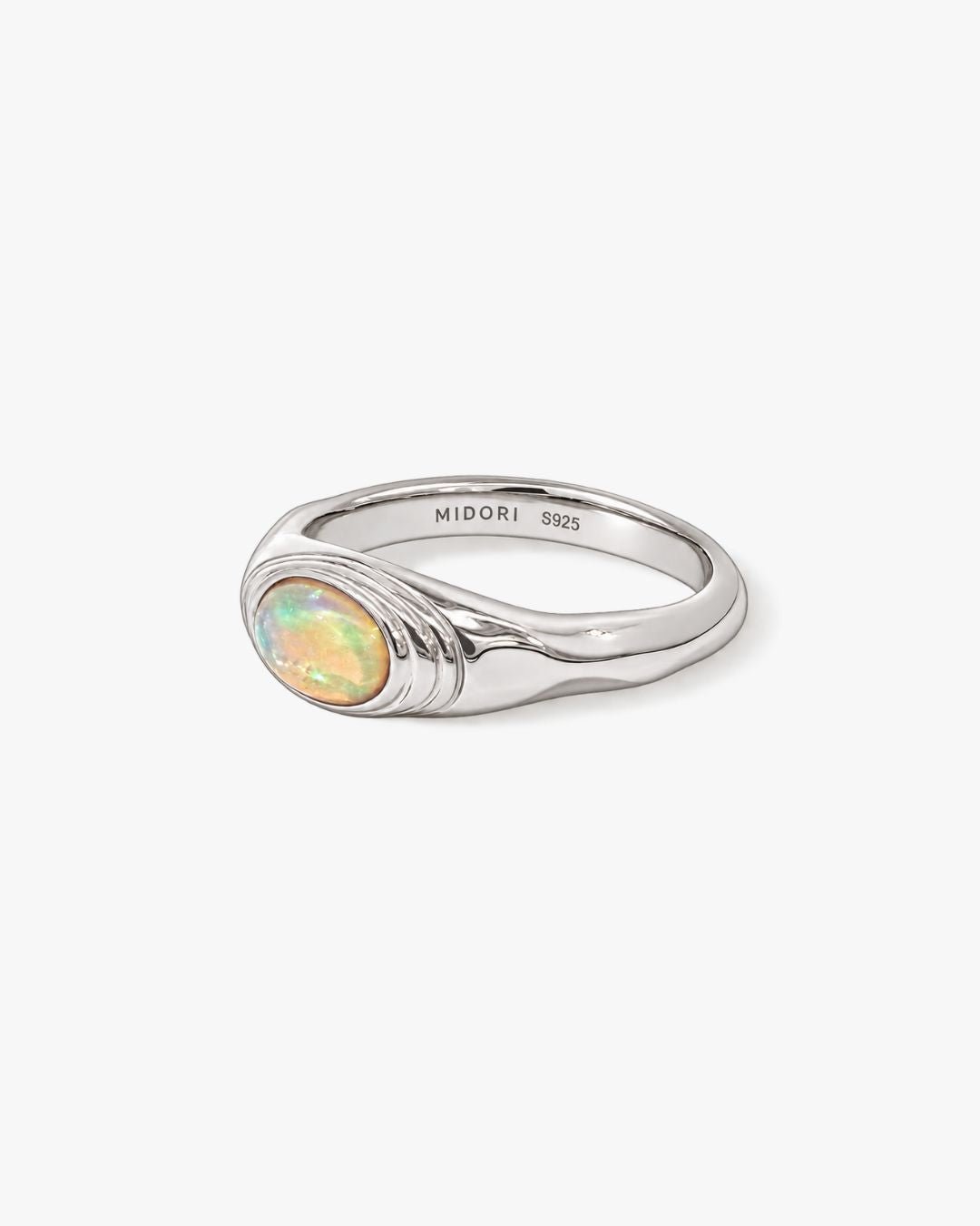 Ripple Signet Ring - Midori Jewelry Co.