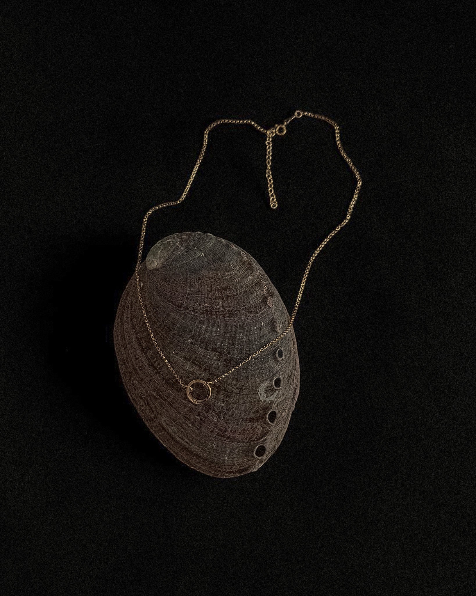 Round Charm Holder Necklace - Midori Jewelry Co.