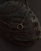 Round Charm Holder Necklace - Midori Jewelry Co.