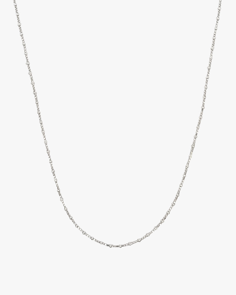 Satellite Chain Necklace in Silver - Midori Jewelry Co.