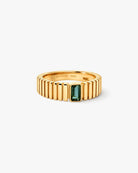 Saturn Ribbed Ring - Midori Jewelry Co.