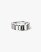 Saturn Ribbed Ring - Midori Jewelry Co.