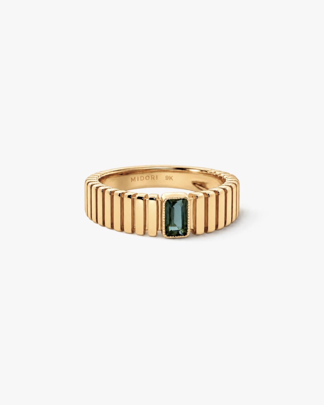 Saturn Ribbed Ring - Midori Jewelry Co.