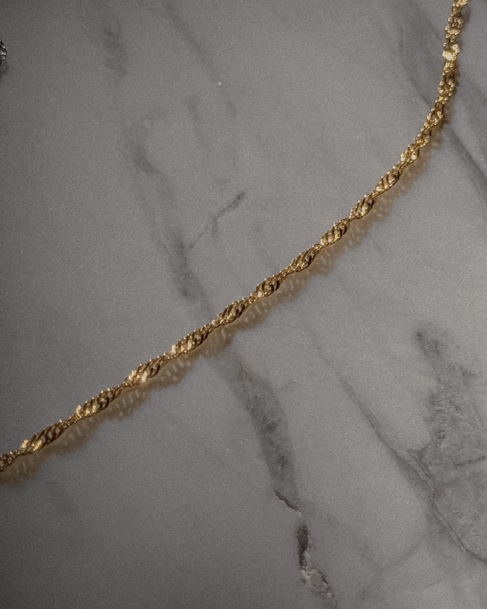 Singapore Rope Chain Necklace - Midori Jewelry Co.