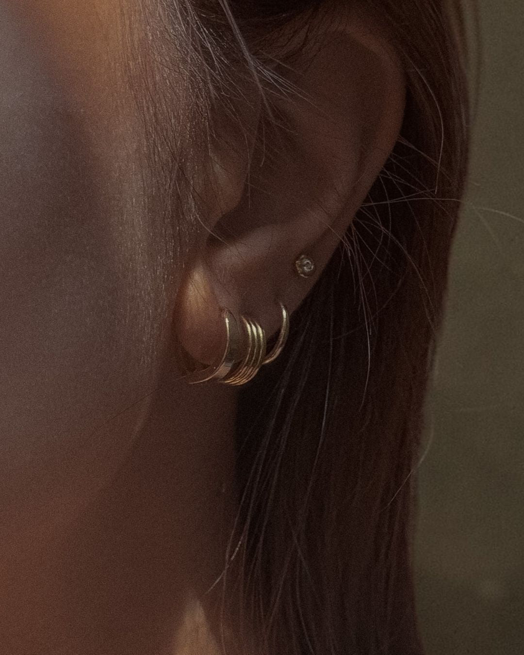 Small Thin Infinity Hoops - Midori Jewelry Co.