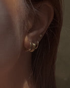 Small Thin Infinity Hoops - Midori Jewelry Co.
