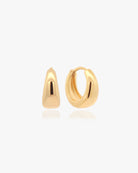 Stella Dome Hoops - Midori Jewelry Co.