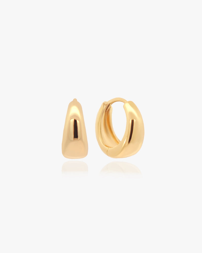 Stella Dome Hoops - Midori Jewelry Co.