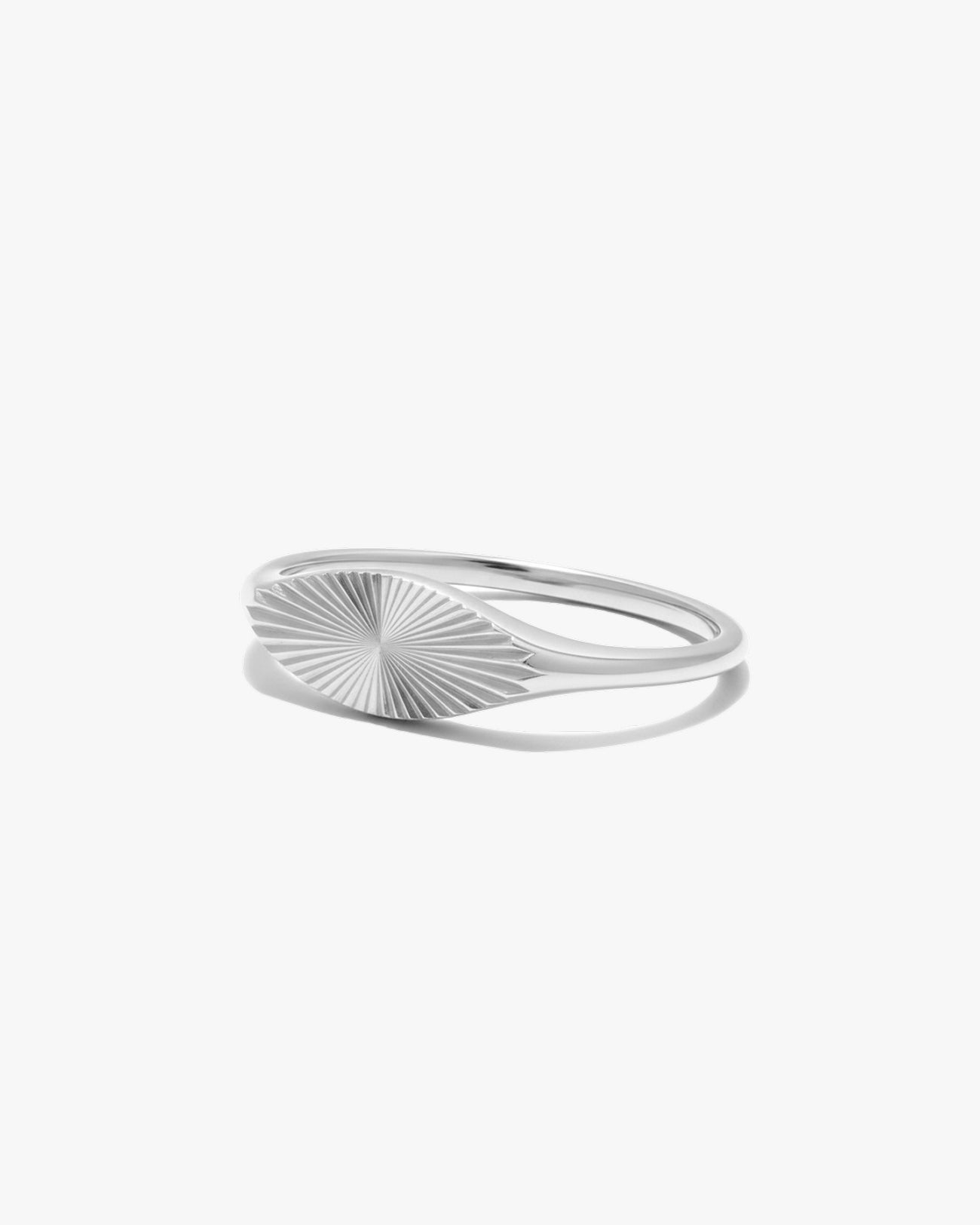 Sterling Silver Sunburst Signet Ring | Midori Jewelry Co.