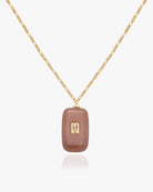 Sunstone Pendant Necklace - Midori Jewelry Co.