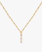 Trio Gemstone Drop Necklace - Midori Jewelry Co.