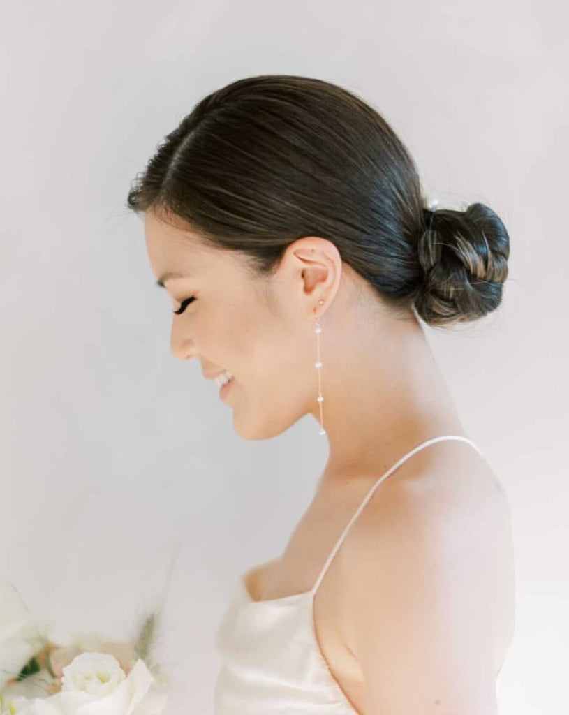 Pearl Earrings Francesca Pearl Earrings / Gold-Filled Midori Jewelry Co.